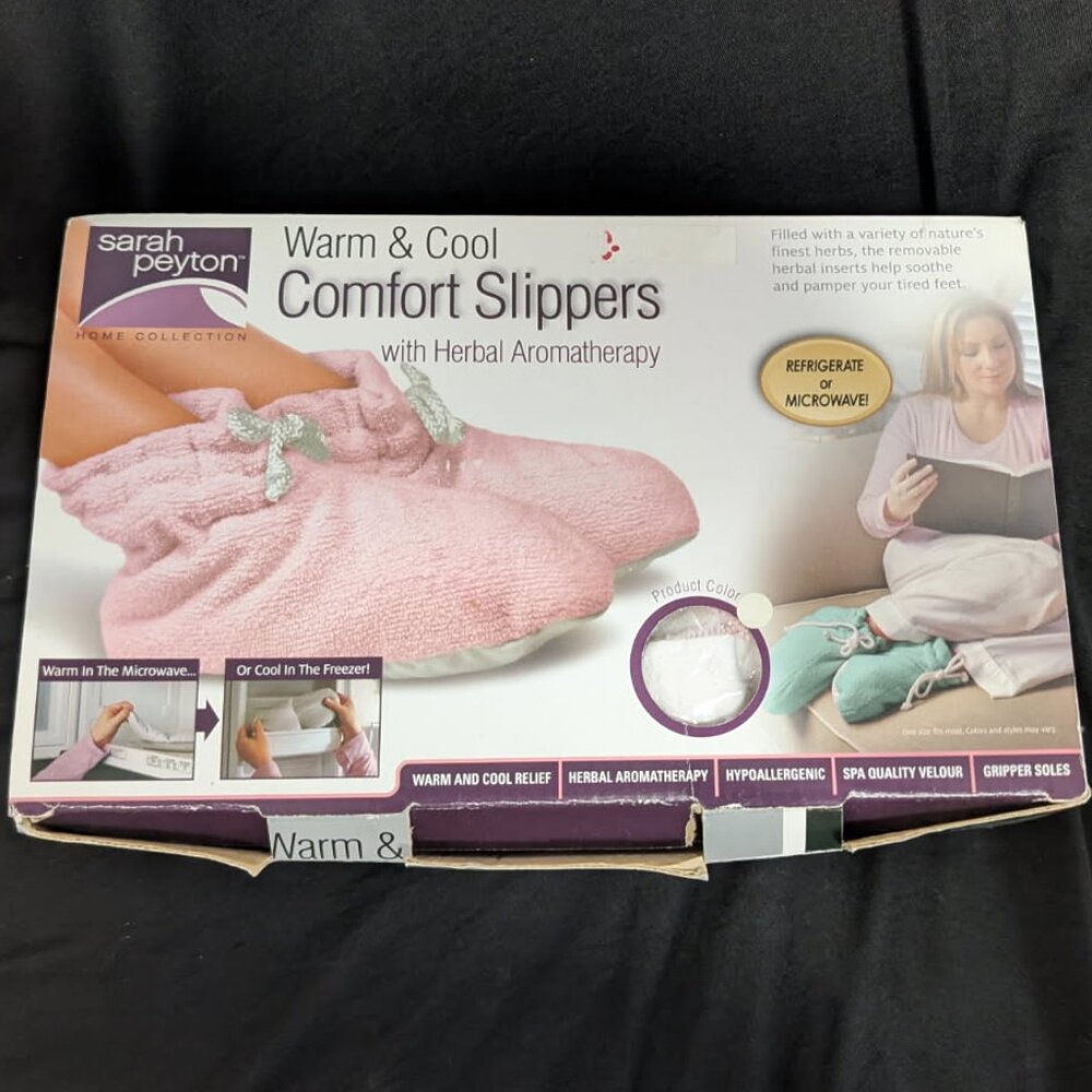 Warm and Cold Comfort Slippers with Aromatherapy